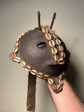 Antique Batammariba Iron Mask. Benin or Togo. E. 20th Century.