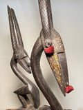 Strange Imports. African Art. Chiwara Headdress. Chiwara is a ritual object representing an antelope, used by the Bambara ethnic group in Mali. The Chiwara initiation society uses Chiwara masks, as well as dances and rituals associated primarily with agriculture, to teach young Bamana men social values as well as agricultural techniques.