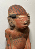 Mayan Pottery Figure. Terracotta. Circa 800 AD. Mexico , pre-Columbian