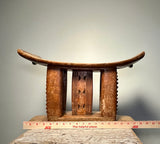 Vintage Ashanti Ceremonial Stool,  Hand Carved African Stool. Ghana.