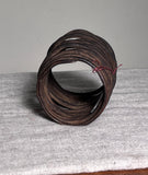 Antique Copper Ngelo Bracelet in Spiral Form. Teke people, Congo. 19th century.