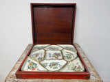 Antique Porcelain Famille Rose Sweet Meat Trays. Qing Dynasty. China.