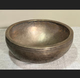 Vintage Tibetan Temple Bowl. Very Large. 1884 grams. Mid 20th C.