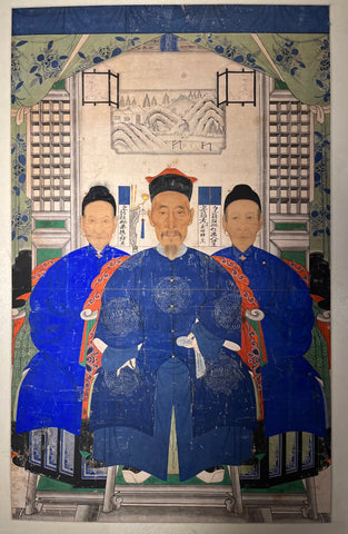 Ancestor Portrait. Qing Dynasty.