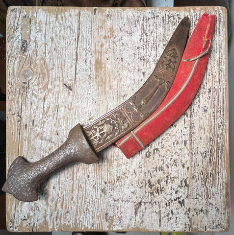 Sikh Kirpan. Spiritual Dagger (Knife) India. 19th C.