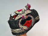 Meo , Miao Antique Embroidery Festival Hat for a Child.