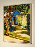 Marilene Phipps. 
‘Mango Tree at the Gate’ 
Oil On Linen. 
1990.
Oil on Linen Canvas