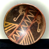 Pre-Columbian Pottery Bowl. Ecuador. Circa 1000 CE. Polychrome With Monkeys.