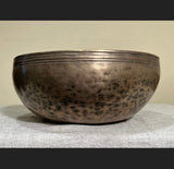 Vintage Tibetan Temple Bowl. Very Large. 1884 grams. Mid 20th C.