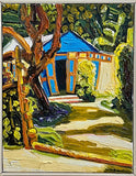 Marilene Phipps. 
‘Mango Tree at the Gate’ 
Oil On Linen. 
1990.
Oil on Linen Canvas