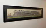 Railroad Watercolor Painting. The Lake Shore. New York Central Hudson Locomotive. #5427 LS-MS.