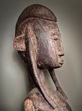 Senufo Female Figure Burkina Faso. Fertility Statue. Poro Deble. 40” Tall.