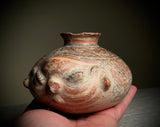 Mayan Effigy Pot. Nicoya  Culture. Nicaragua. pre-Columbian. Circa 1000 ad.