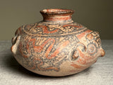 Mayan Effigy Pot. Nicoya  Culture. Nicaragua. pre-Columbian. Circa 1000 ad.