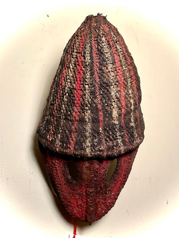 Papua New Guinea Woven Yam Mask Abelam