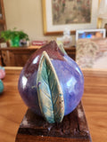 Antique Large Chinese Peach of Immortality Altar Offering