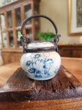 Antique Chinese 19th Century Porcelain Opium Pot