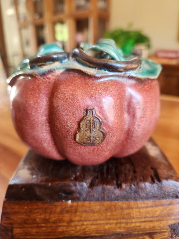 Antique Chinese Good Fortune Gourd Altar Offering Qing