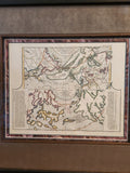 Original 18th Century Map Japan, Alaska, Artic and West Coast. Carte Des Nouvelles Decouvertes dressee par Phil. Buache