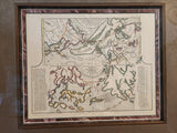 Original 18th Century Map Japan, Alaska, Artic and West Coast. Carte Des Nouvelles Decouvertes dressee par Phil. Buache