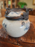 Antique Chinese 19th Century Porcelain Opium Pot