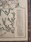 Original 18th Century Map Japan, Alaska, Artic and West Coast. Carte Des Nouvelles Decouvertes dressee par Phil. Buache