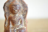 Antique Burmese Ritual Offering Buddha, Terracotta Votive Plaque  FREE SHIPPING!