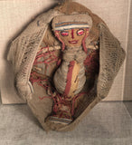 Vintage Chancay Doll Maternity Scene, Peru