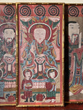 Strange Imports Taoist Art Daode Tianzun The Heavenly Lord of Dao and its Virtue A Framed Taoist Temple Painting. Yao Culture Southern China 19th century. Daode Tianzun One of the “Three Pure Ones”