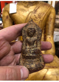 Antique Burmese Ritual Offering Buddha, Terracotta Votive Plaque  FREE SHIPPING!