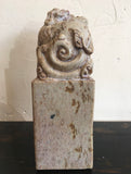 Vintage Shoushan Dragon Stone Seal Carving