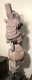 Yali pillar ; 10th Century; Gupta, India. Sandstone.