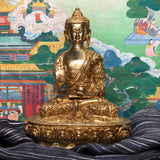 Seated Buddha Vitarka Mudra 9” tall