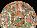 Antique Chinese Famille-Rose Cup and Saucer - pair. Qing Dynasty.