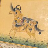 Mughal Miniature painting of a Bull - erotic #2 Free SHIPPING!