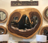 Acacia Wood Mirror