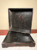 Lacquer Gift Box with Antique Motif. China. circa 1900.