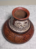 Shipibo Effigy Vase. Peru, Amazonia. Mid 20th century.