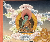 Bhaiṣajyaguru - Medicine Buddha Thangka. Gangtey Monastery, Bhutan.