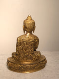 Seated Buddha Bhumisparsa Mudra 9” tall