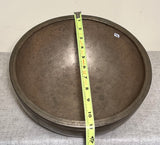 Vintage Tibetan Temple Bowl. Very Large. 2080 grams. Mid 20th C.