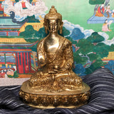 Seated Buddha Vitarka Mudra 9” tall
