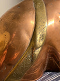 Buddha. copper and Brass. Nepal. 20th century