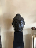 Massive Bronze Buddha Head, Lanna Period and Style