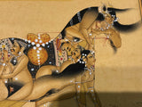 Mughal Miniature painting of a Horse- erotic FREE SHIPPING!
